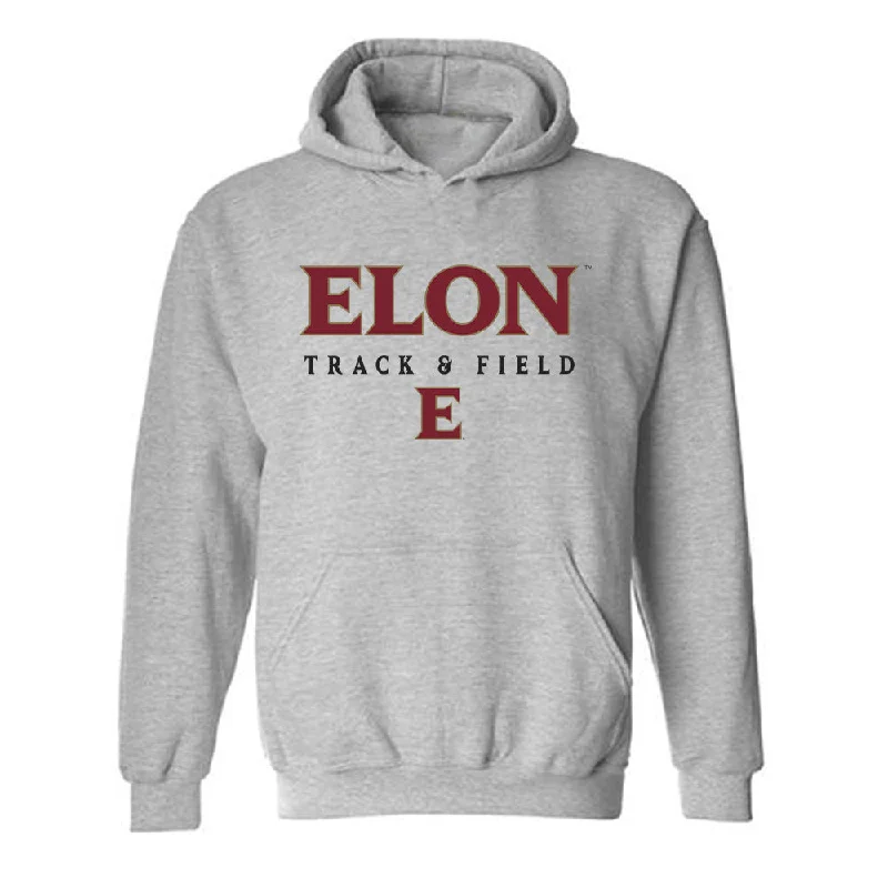 Elon - NCAA Women's Track & Field : Meghan Wilcox - Classic Fashion Shersey Hooded Sweatshirt Hoodie with Mock Neck Collared Structured Elon - NCAA Women's Track & Field : Meghan Wilcox - Classic Fashion Shersey Hooded Sweatshirt Hoodie with Mock Neck Collared Structured