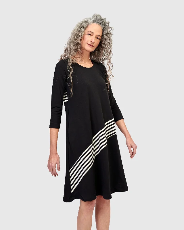 Cecile Relaxed Dress, Stripes Tunics Running lightweight