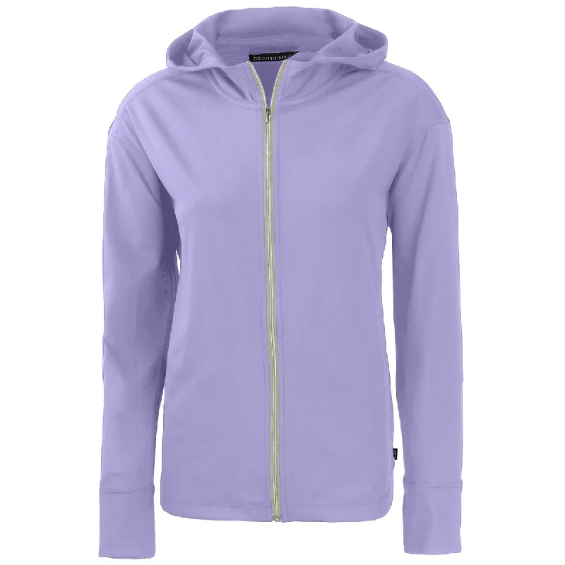 Cutter & Buck Women's Hyacinth Daybreak Eco Recycled Full Zip Hoodie Hoodie with Oversized Fit Loose Comfortable Cutter & Buck Women's Hyacinth Daybreak Eco Recycled Full Zip Hoodie Hoodie with Oversized Fit Loose Comfortable