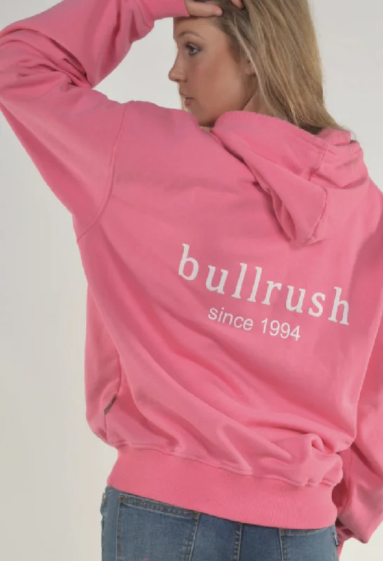 Bullrush -BR Hoodie in Pink Hoodie with Sequins Glamorous Eye-catching