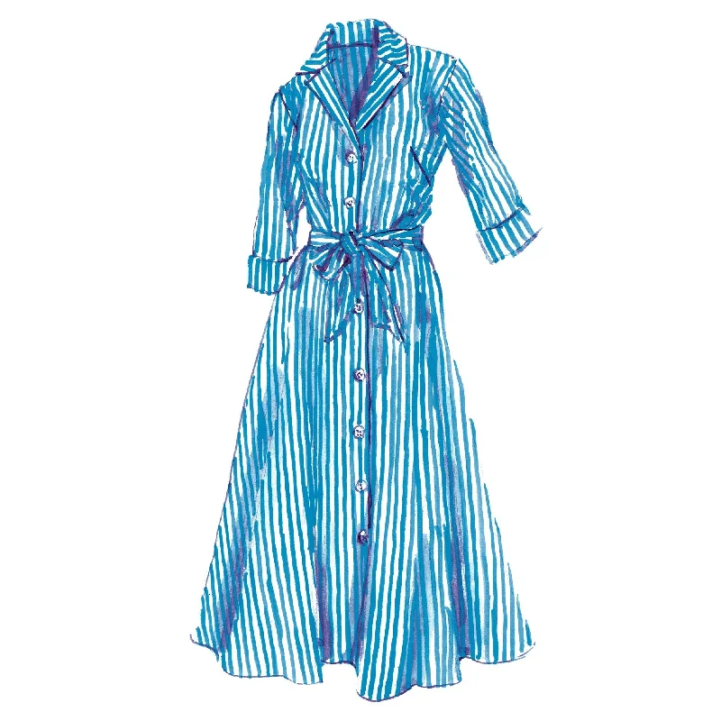 Blue White Stripe