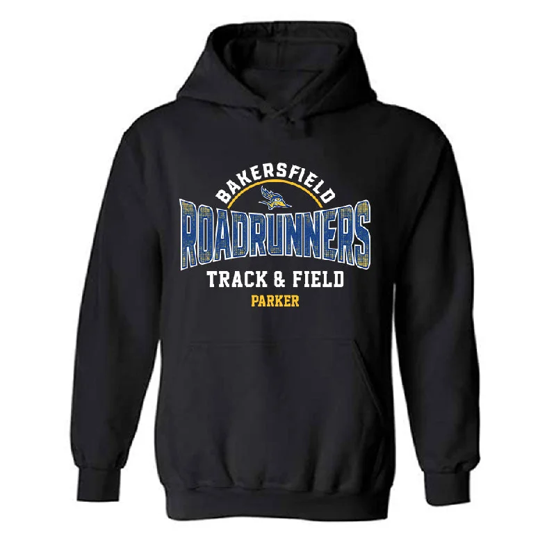 CSU Bakersfield - NCAA Women's Track & Field : Makiah Parker - Classic Fashion Shersey Hooded Sweatshirt Hoodie with Hem Drawcord Adjustable Customizable