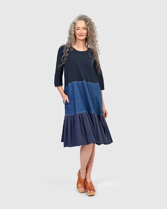 Annabelle Tee Dress, Denim Tunics Velvet soft