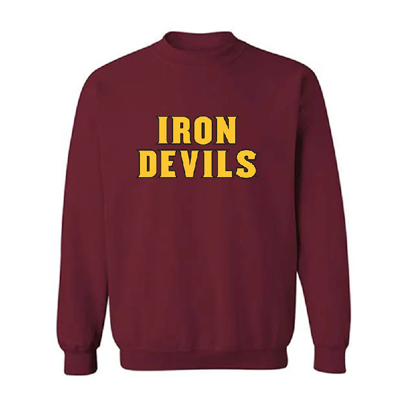 Arizona State - NCAA Women's Track & Field : Harlie Medrano - Replica Shersey Crewneck Sweatshirt Hoodie with Illustration Artistic Creative