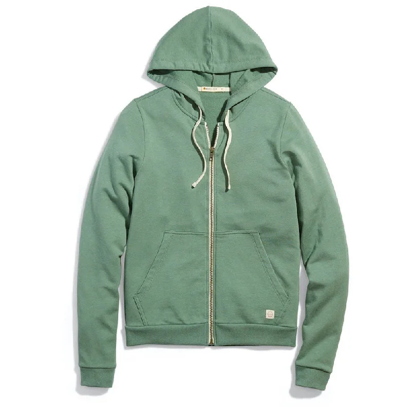 Marine Layer Women's Sage Green Afternoon Hoodie Hoodie Dress Longline Feminine