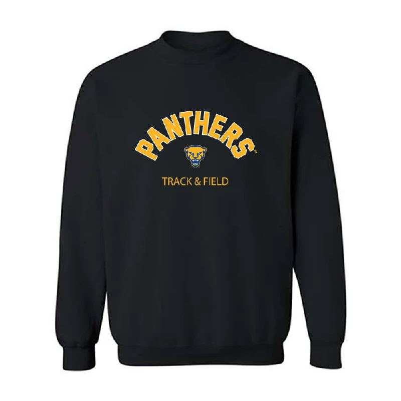 Pittsburgh - NCAA Women's Track & Field : Maya Maycock - Classic Fashion Shersey Crewneck Sweatshirt Hoodie with Drawcord Adjustable Secure