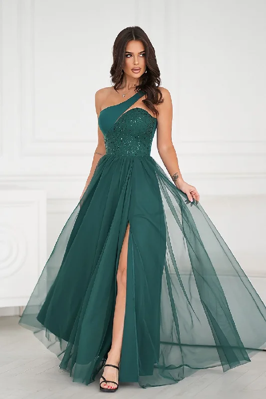 Long dress Bicotone Elegant Long Evening