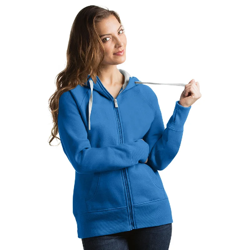 Antigua Women's Columbia Blue Victory Hoodie Hoodie with Print Artistic Unique