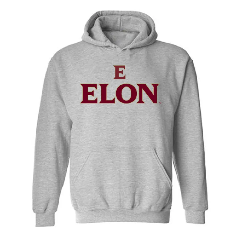 Elon - NCAA Women's Track & Field : Meghan Wilcox - Classic Fashion Shersey Hooded Sweatshirt Hoodie with Exposed Zipper Edgy Industrial Elon - NCAA Women's Track & Field : Meghan Wilcox - Classic Fashion Shersey Hooded Sweatshirt Hoodie with Exposed Zipper Edgy Industrial