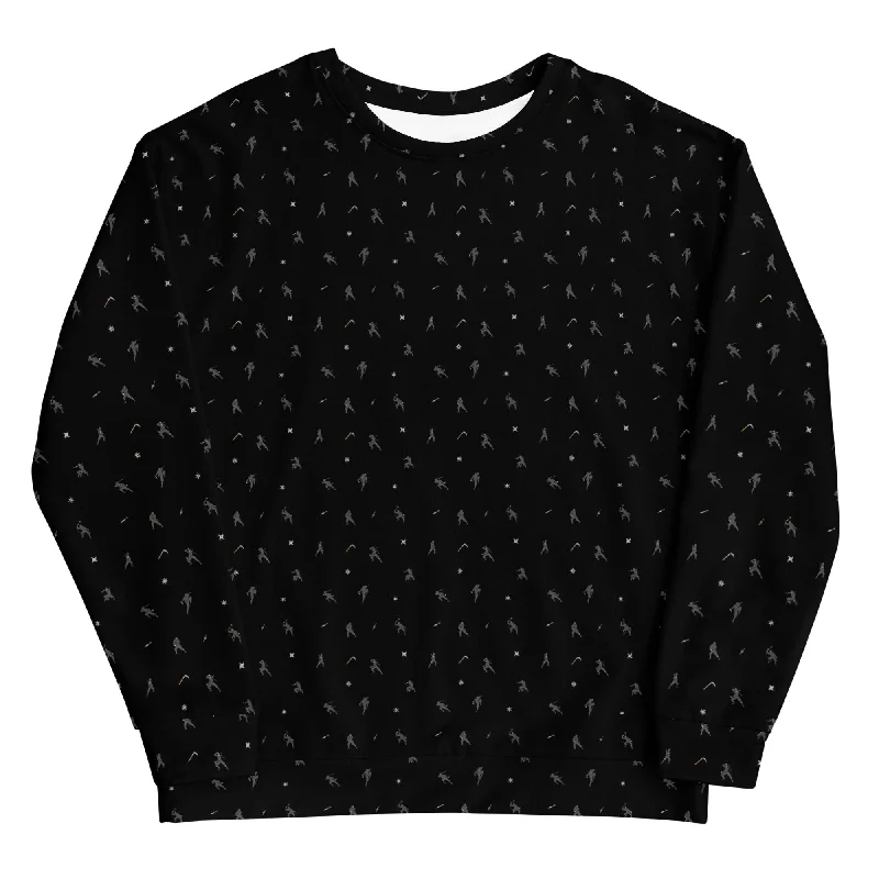 Ninjas Sweatshirt Hoodie with Embroidery Detailed Premium