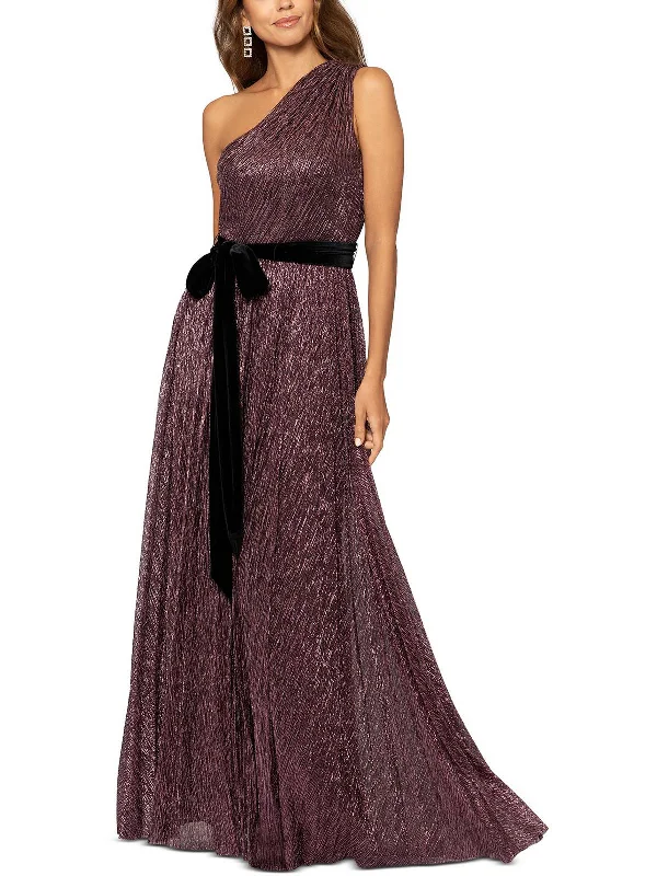 Womens Shimmer Maxi Evening Dress Tunics Print Colorful