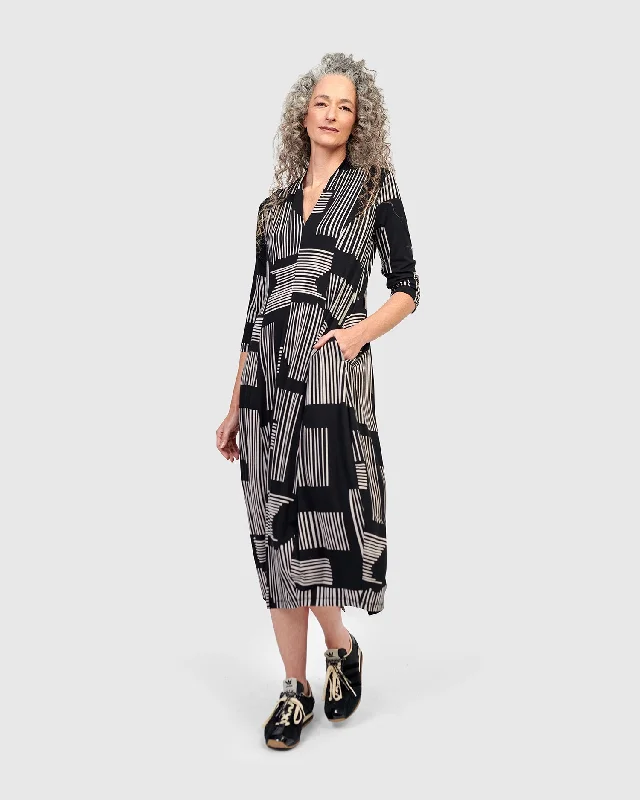 Margaux Cocoon Dress, Bars Tunics Distressed trendy