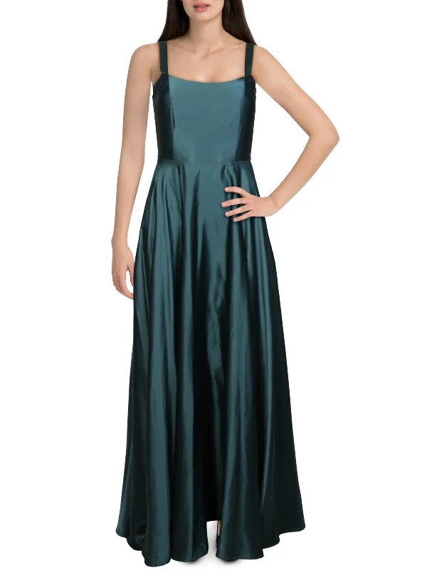 Juniors Womens Satin Sleeveless Evening Dress Tunics New arrival