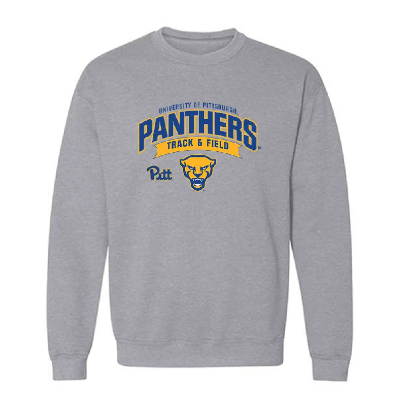 Pittsburgh - NCAA Women's Track & Field : Maya Maycock - Classic Fashion Shersey Crewneck Sweatshirt Hoodie with Zipper Versatile Modern Pittsburgh - NCAA Women's Track & Field : Maya Maycock - Classic Fashion Shersey Crewneck Sweatshirt Hoodie with Zipper Versatile Modern