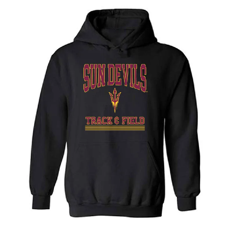 Arizona State - NCAA Women's Track & Field : Adriana Tatum - Classic Fashion Shersey Hooded Sweatshirt Hoodie with Oversized Fit Loose Comfortable Arizona State - NCAA Women's Track & Field : Adriana Tatum - Classic Fashion Shersey Hooded Sweatshirt Hoodie with Oversized Fit Loose Comfortable