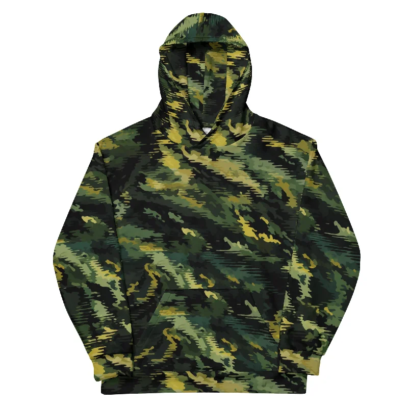 Digital MANPAT Tiger Stripe Hoodie Hoodie with Neon Bright Vibrant