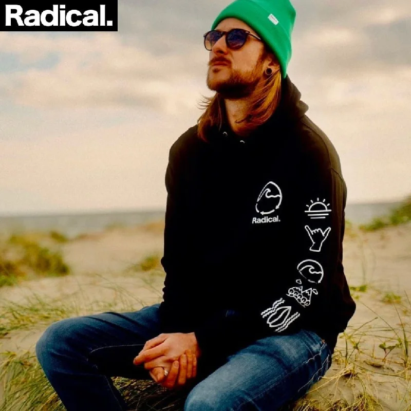 Radical. 4th Phase Unisex Hoodie - Black Graphic Hoodie Design Print