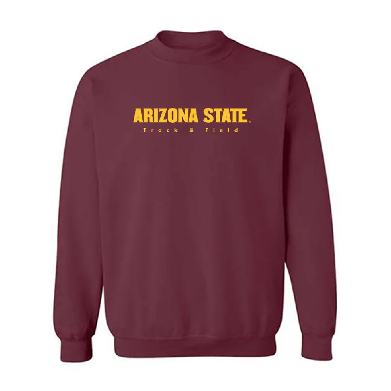 Arizona State - NCAA Women's Track & Field : Harlie Medrano - Classic Shersey Crewneck Sweatshirt Hoodie with Reflective Safety Nightwear