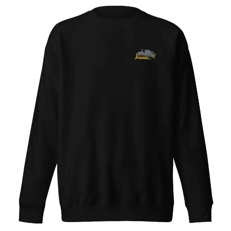 The Killdozer Embroidered Crewneck Sweatshirt Hoodie with Camouflage Military Edgy