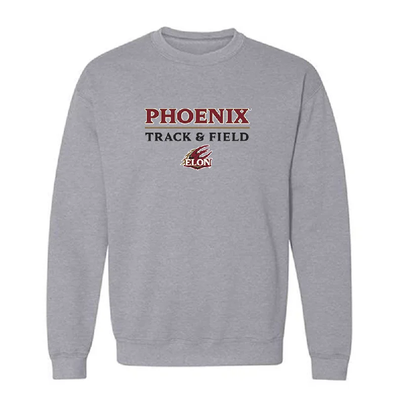 Elon - NCAA Women's Track & Field : Meghan Wilcox - Classic Shersey Crewneck Sweatshirt Hoodie with Snap Buttons Easy Quick Elon - NCAA Women's Track & Field : Meghan Wilcox - Classic Shersey Crewneck Sweatshirt Hoodie with Snap Buttons Easy Quick