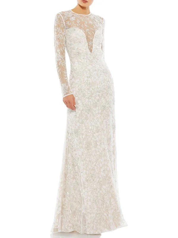 Womens Embellished Beaded Evening Dress Tunics Cozy comfortable