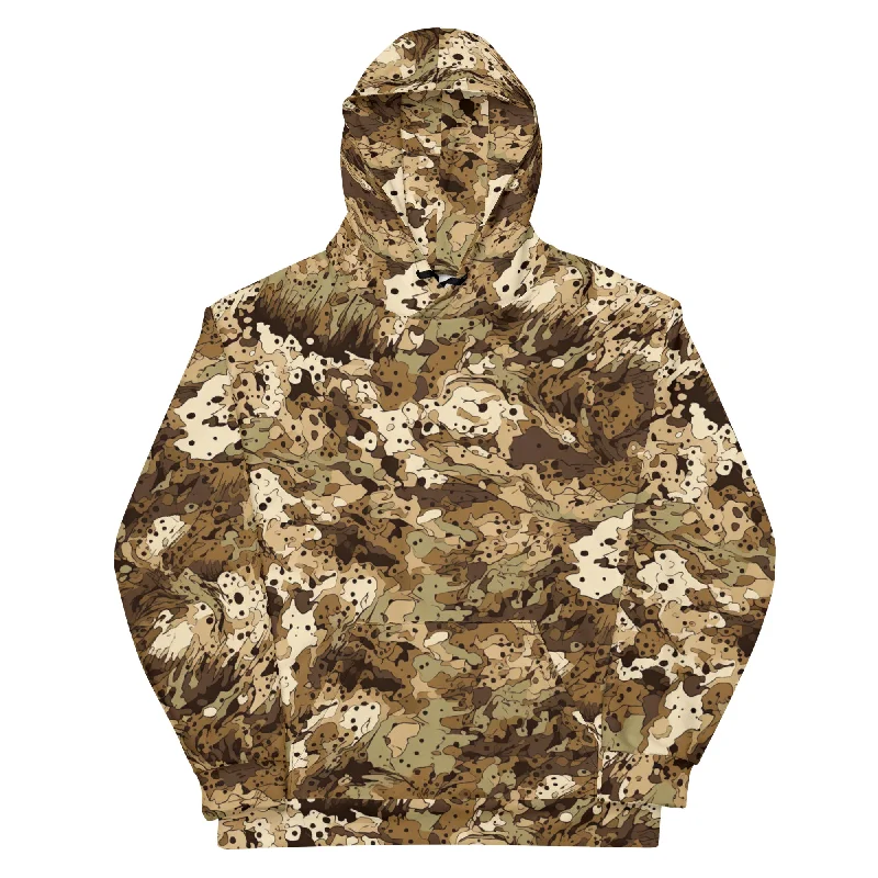 M23 Coyote Badlands Camouflage Hoodie Hoodie with Patch Decorative Personalized