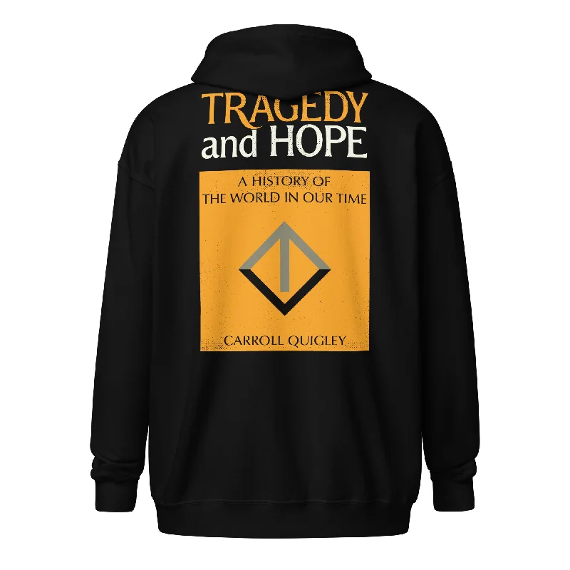 Tragedy and Hope Heavy Blend Zip Hoodie Hoodie with Pastel Soft Subtle