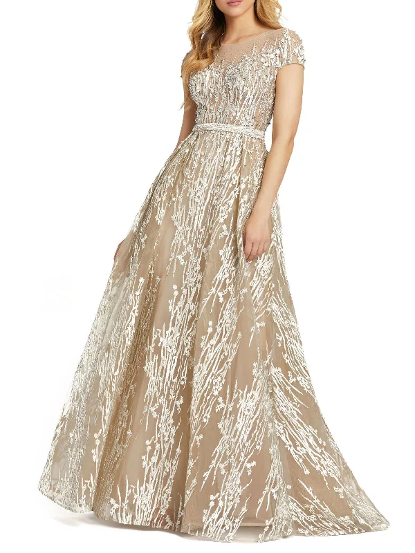 Womens Embellished Long Evening Dress Tunics Hiking breathable