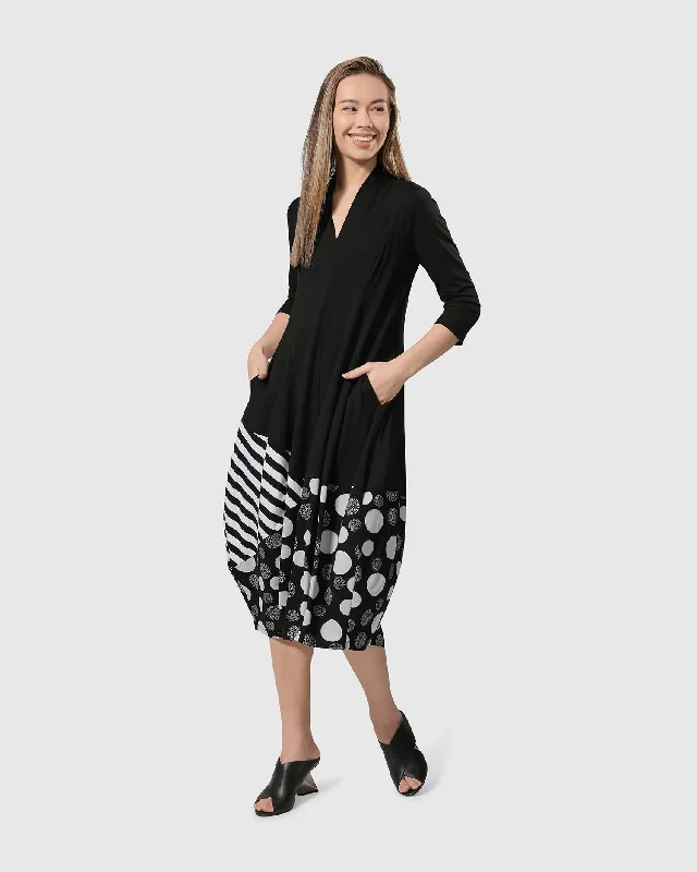 MILLENNIUM COCOON DRESS, MIX Tunics Luxurious high-end