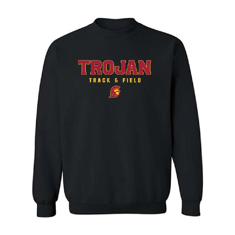 USC - NCAA Women's Track & Field : Rachael Uvieghara - Crewneck Sweatshirt Hoodie with Double Zipper Versatile Adjustable