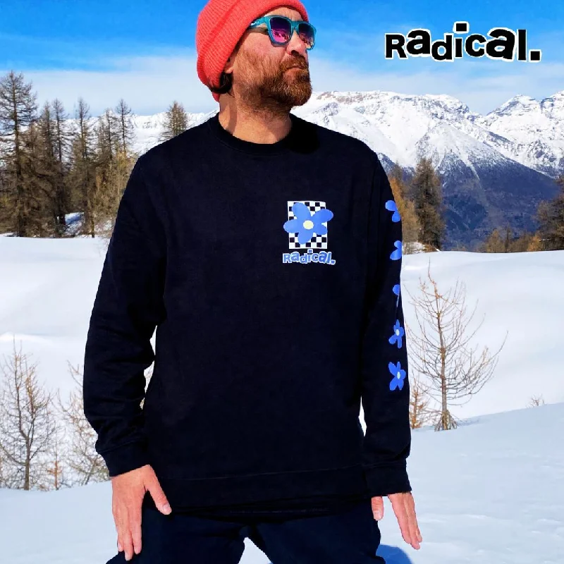 Radical. So Rad Unisex Sweatshirt - Black Hooded Sweatshirt Casual Wear Street Style