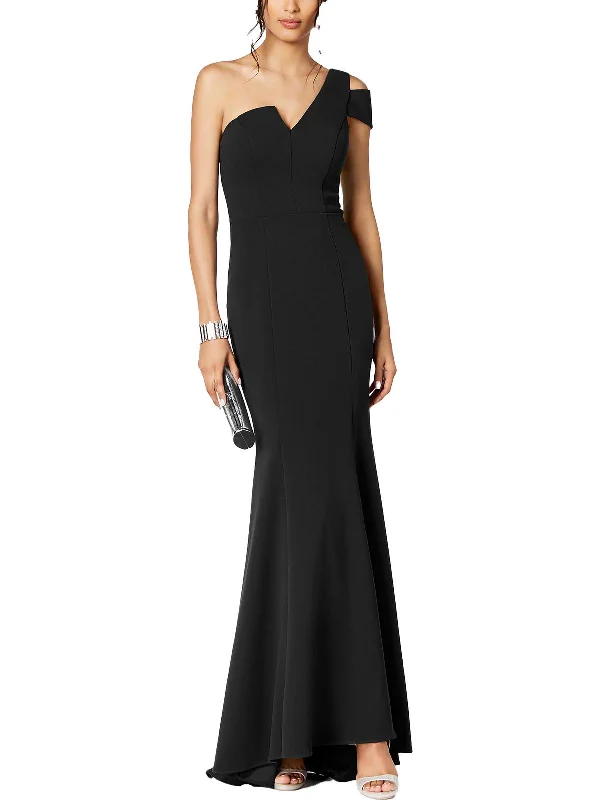 Petites Womens Asymmetric One Shoulder Evening Dress Tunics Hiking breathable