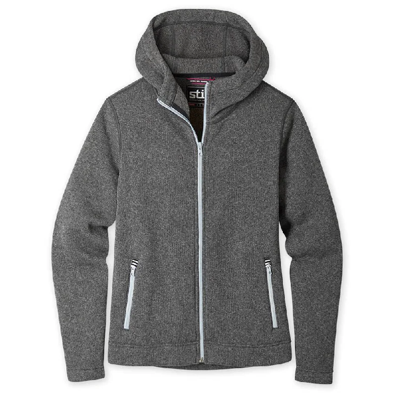 Stio Women's Abyss Heather Sweetwater Fleece Hoodie Hoodie with Contrast Stitching Detailed Premium Stio Women's Abyss Heather Sweetwater Fleece Hoodie Hoodie with Contrast Stitching Detailed Premium