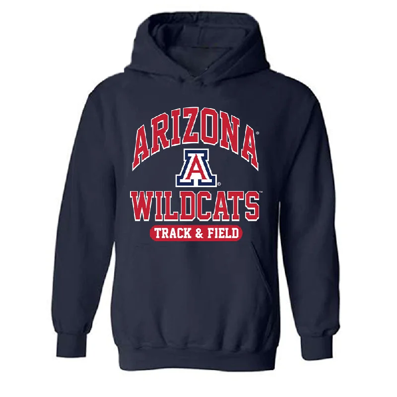 Arizona - NCAA Women's Track & Field : Malaya Abueg - Classic Shersey Hooded Sweatshirt Hoodie with Hem Detail Decorative Unique Arizona - NCAA Women's Track & Field : Malaya Abueg - Classic Shersey Hooded Sweatshirt Hoodie with Hem Detail Decorative Unique
