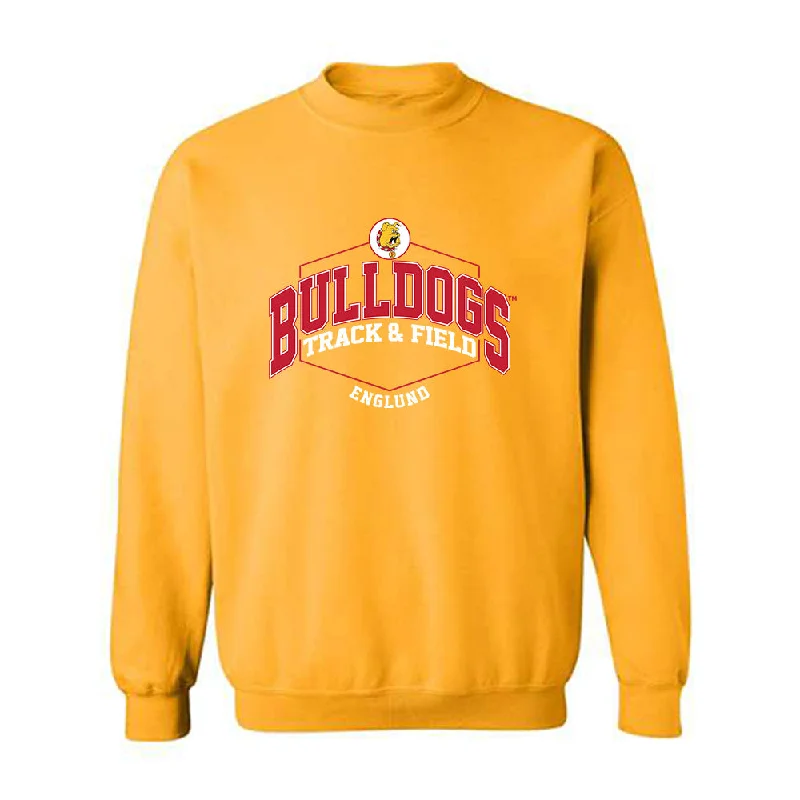 Ferris State - NCAA Women's Track & Field : Daisy Englund - Classic Fashion Shersey Crewneck Sweatshirt Hoodie with Velcro Closure Adjustable Secure Ferris State - NCAA Women's Track & Field : Daisy Englund - Classic Fashion Shersey Crewneck Sweatshirt Hoodie with Velcro Closure Adjustable Secure