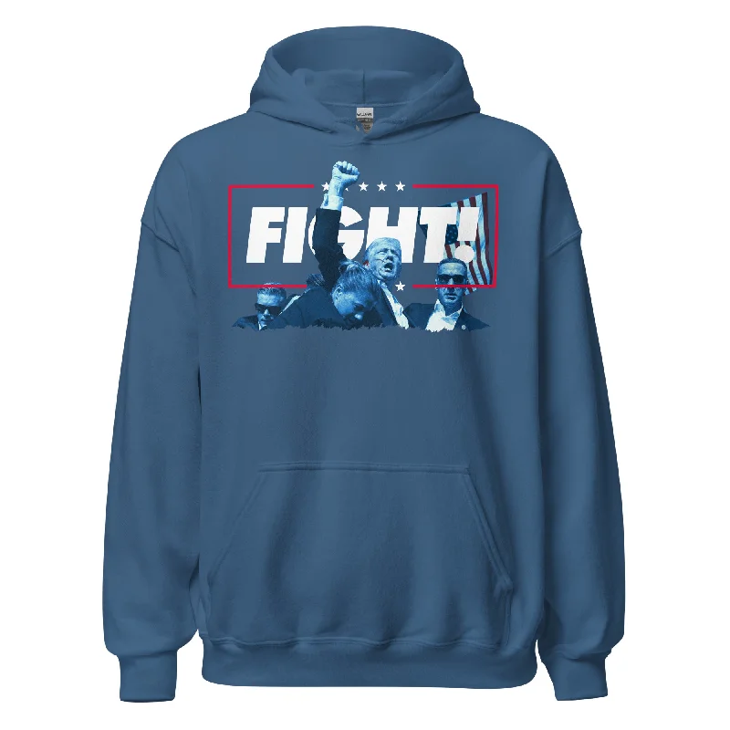 Trump Fight the Good Fight Unisex Hoodie Hoodie with Drop Shoulder Relaxed Streetwear Trump Fight the Good Fight Unisex Hoodie Hoodie with Drop Shoulder Relaxed Streetwear