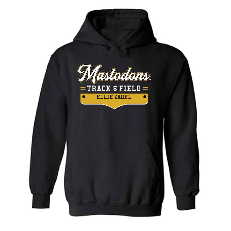 PFW - NCAA Women's Track & Field : Ellie Zagel - Classic Shersey Hooded Sweatshirt Hoodie with Crew Neck Simple Timeless PFW - NCAA Women's Track & Field : Ellie Zagel - Classic Shersey Hooded Sweatshirt Hoodie with Crew Neck Simple Timeless