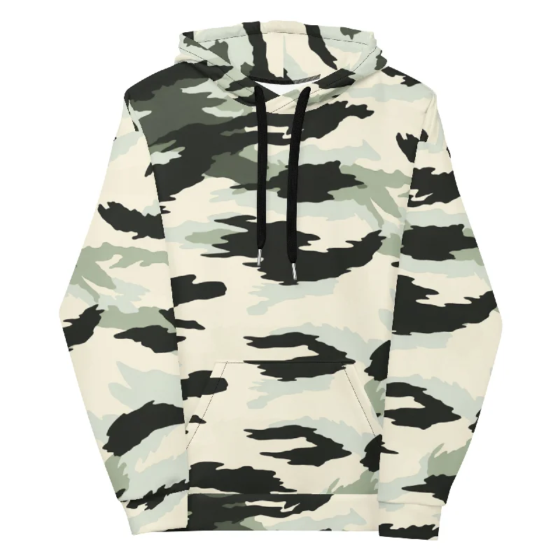 American Boreal Tiger Stripe Camouflage Hoodie Hoodie with Relaxed Fit Easy Casual