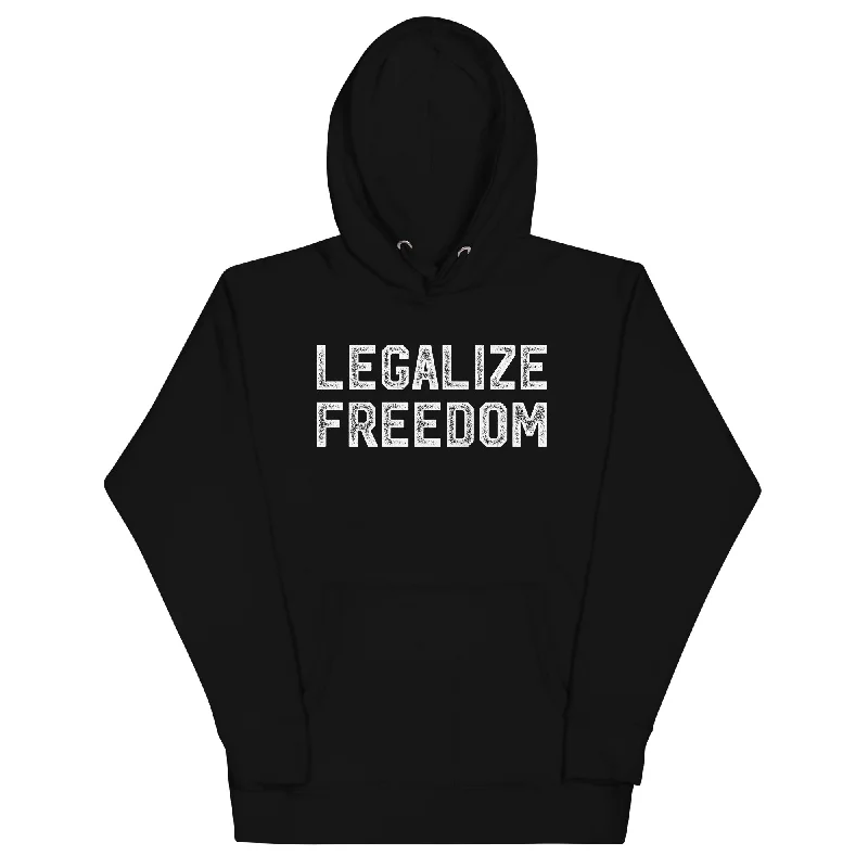 Legalize Freedom Unisex Hoodie Hoodie with Sequins Glamorous Eye-catching