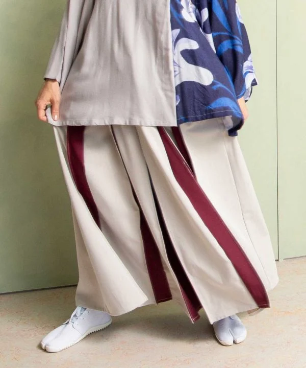 KAKURE-IRO Bi-color HAKKAKE Skirt seamless skirt comfort