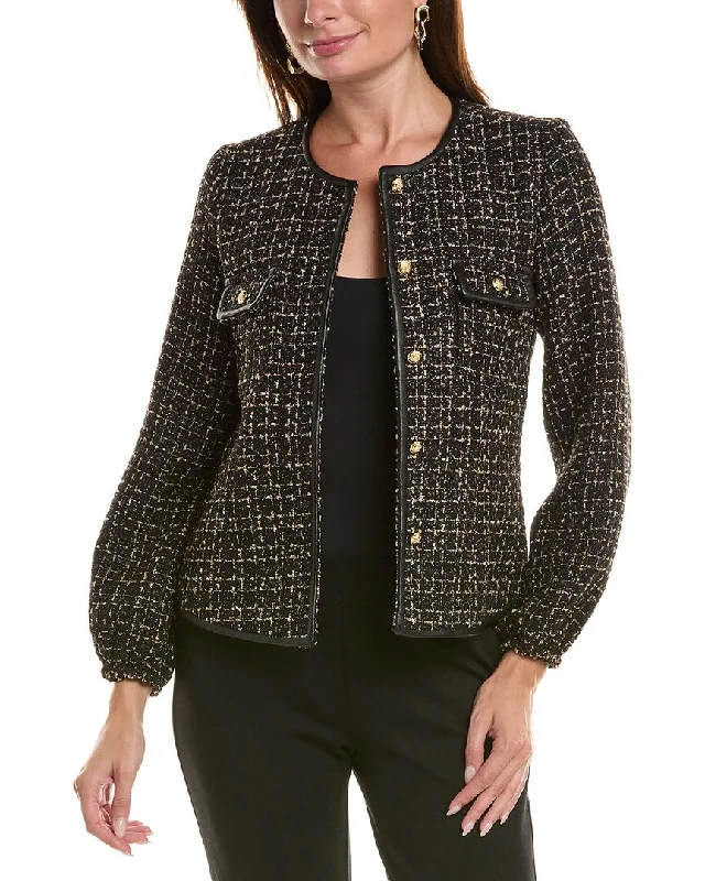 Nanette Nanette Lepore Tweed Jacket Wool Jacket Cashmere Jacket Tweed Jacket