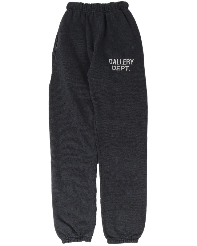 Navy Sweat Pant Stylish Paperbag Waist Pants