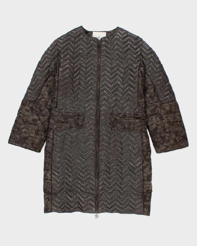 Vintage Women's Moncler Down Filled Insulated Long Jacket - M Chenille Jacket Brocade Jacket Lace Jacket Vintage Women's Moncler Down Filled Insulated Long Jacket - M Chenille Jacket Brocade Jacket Lace Jacket