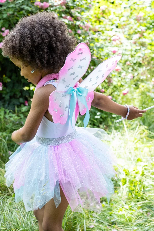 Think Mint Pink Skirt, Wings & Wand lace skirt feminine