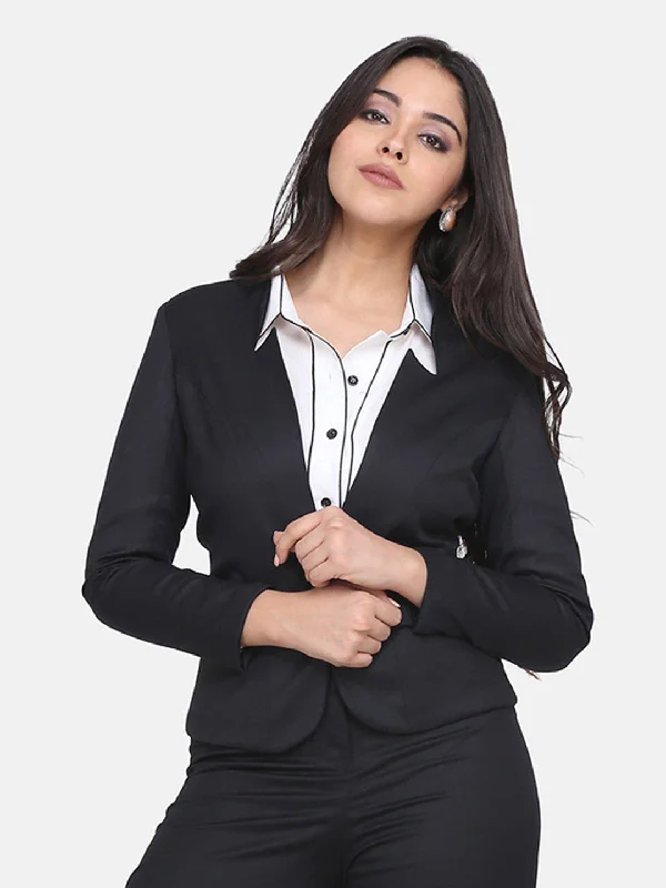 Front Open Jacket - Black Denim Jacket Leather Jacket Suede Jacket
