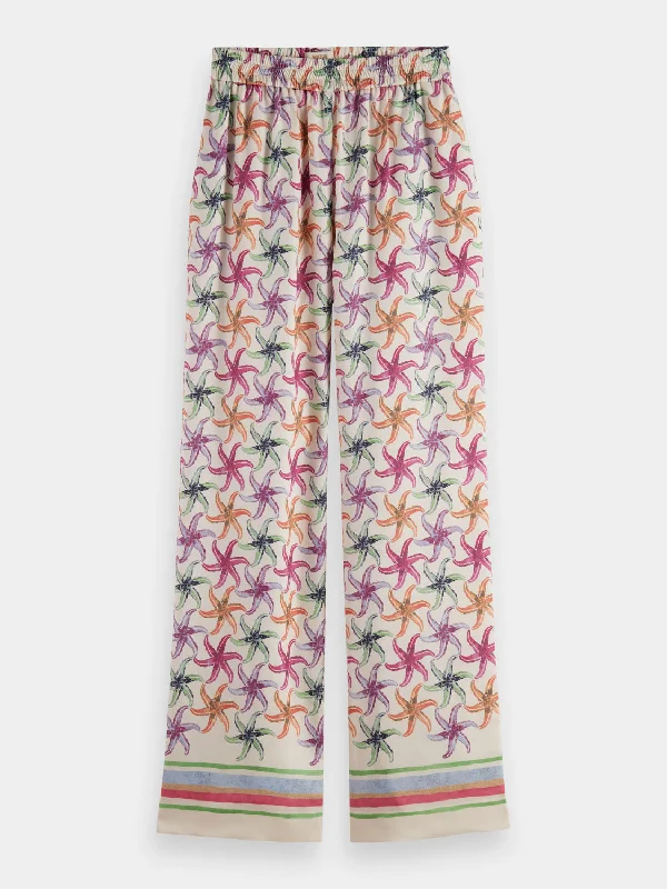 Gia wide leg pants Elegant Wool Trousers