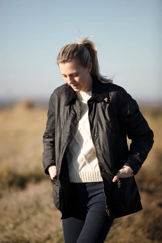 Ladies Lightweight Landowner Wax Walking Jacket - Black Satin Jacket Silk Jacket Chiffon Jacket Ladies Lightweight Landowner Wax Walking Jacket - Black Satin Jacket Silk Jacket Chiffon Jacket