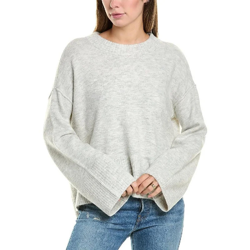 Vince Camuto Womens Ribbed Trim Knit Crewneck Sweater Cable Knit Ribbed Knit Lace Knit Vince Camuto Womens Ribbed Trim Knit Crewneck Sweater Cable Knit Ribbed Knit Lace Knit