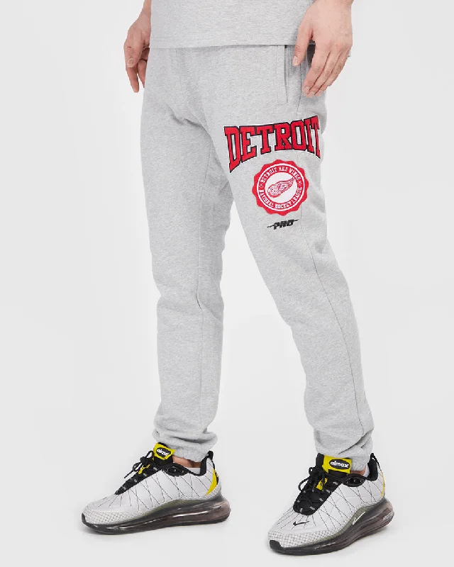 PANTS NHL DETROIT RED WINGS CREST EMBLEM Formal Dress Pants