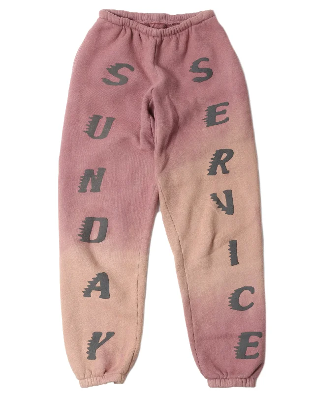 Sunday Service Sweat Pants Chic Checkered Pants